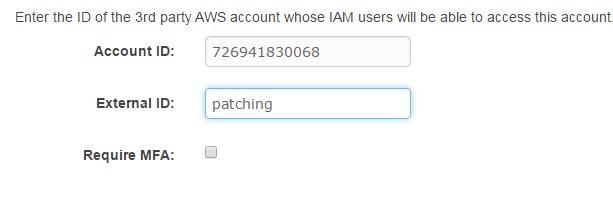 Set Account & External Id